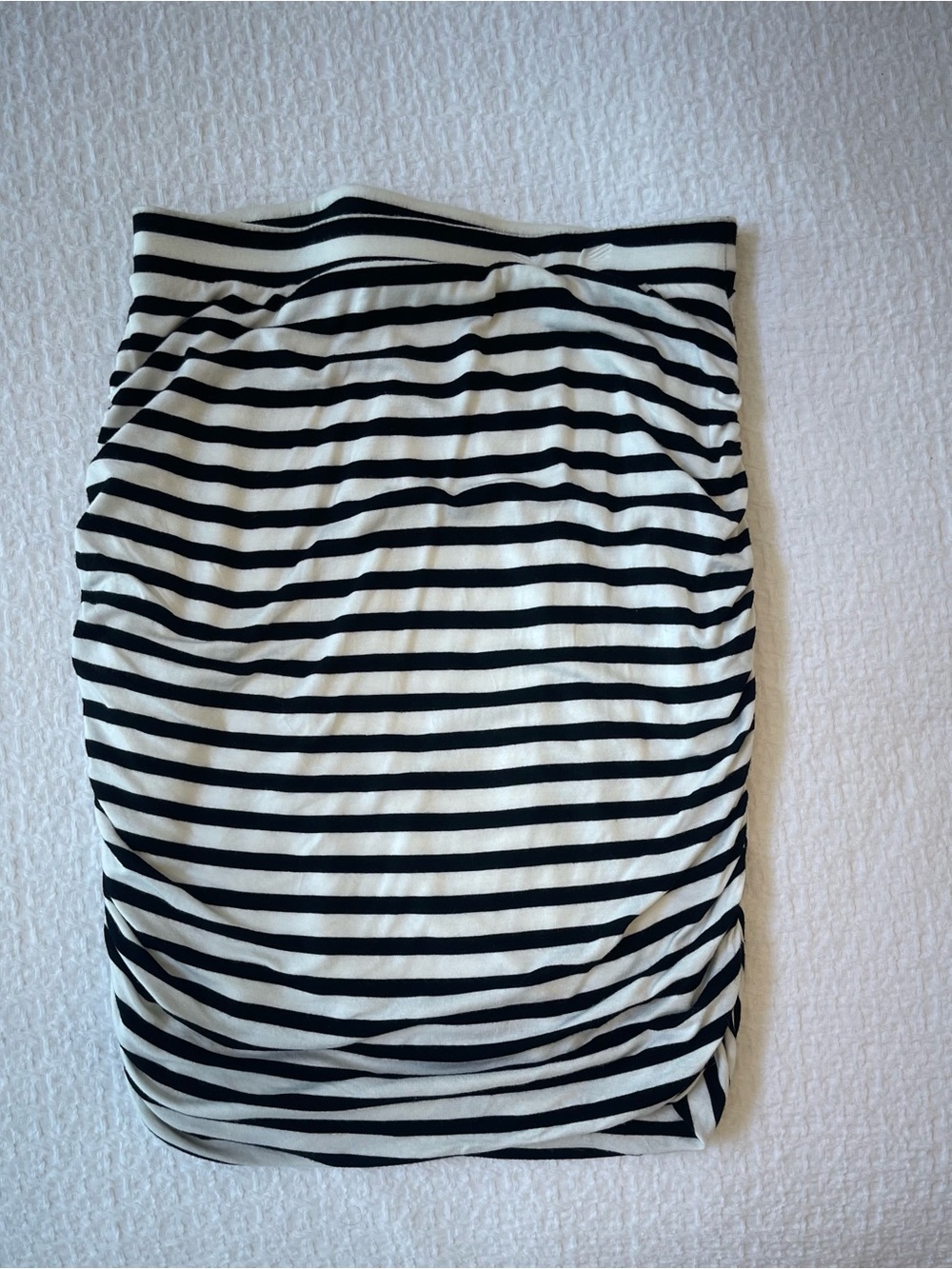Classic Black and White Striped Women’s Skirt
